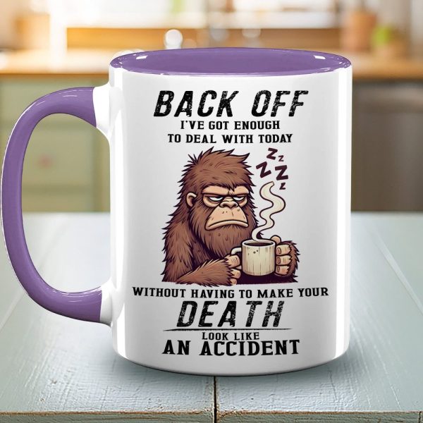 Funny Bigfoot Coffee Accent Mug