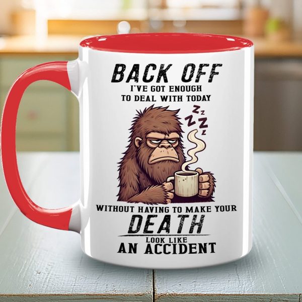 Funny Bigfoot Coffee Accent Mug