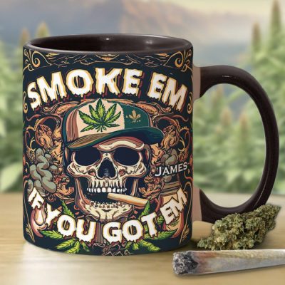 Smoke Em - Personalized Weed Accent Mug