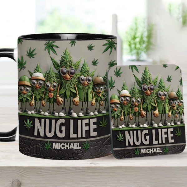 Nug Life - Personalized Weed Accent Mug
