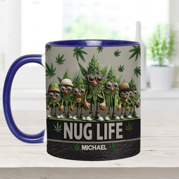 Nug Life - Personalized Weed Accent Mug