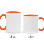 Till Death Do Us Part - Personalized Skull Accent Mug