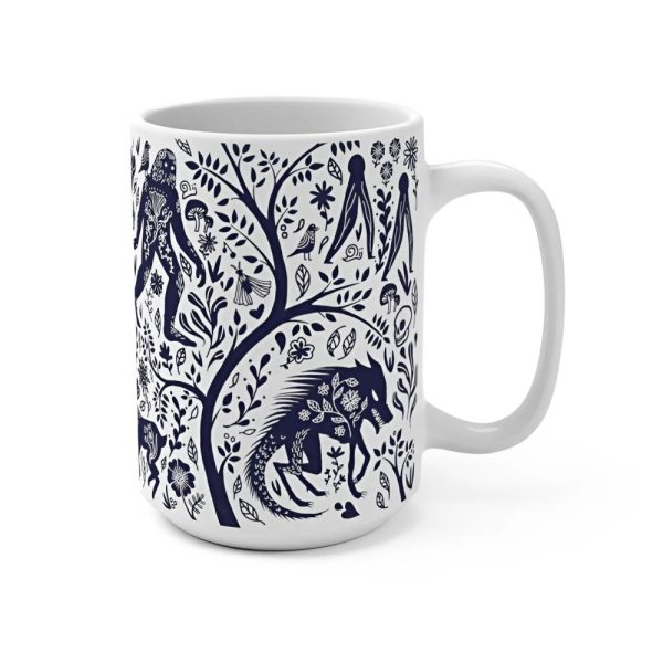 Cryptid Collective – Original Blue Forest Accent Mug