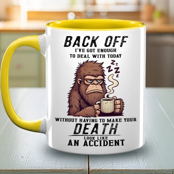 Funny Bigfoot Coffee Accent Mug