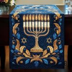 Illuminated Path Quilted Table Runner