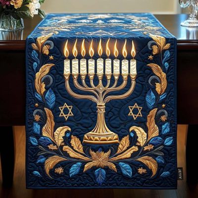 Illuminated Path Quilted Table Runner