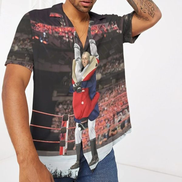 3D George Washington Stunner Custom Cosplay Short Sleeve Shirt Hawaiian Shirts Qt306041Lb