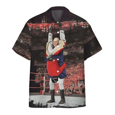 3D George Washington Stunner Custom Cosplay Short Sleeve Shirt Hawaiian Shirts Qt306041Lb