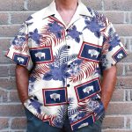 Wyoming Proud Men'S Button'S Up Shirts Hawaiian Shirt & Beach Shorts