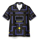 Pacman Gameplay Men'S Button'S Up Shirts Hawaiian Shirt