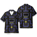 Pacman Gameplay Men'S Button'S Up Shirts Hawaiian Shirt