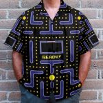 Pacman Gameplay Men'S Button'S Up Shirts Hawaiian Shirt