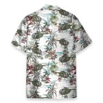 Us Army Hughes Oh Men'S Button'S Up Shirts Hawaiian Shirt & Beach Shorts