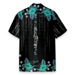 Clarinet Music Instrument Men'S Button'S Up Shirts Hawaiian Shirt