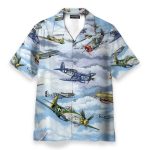 Planes Warbirds Ww2 Fighters Planes Hawaiian Shirt & Beach Shorts