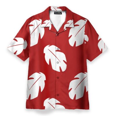 Lilo Floral Leaves Cosplay Costume Hawaiian Shirt & Beach Shorts Qt203621