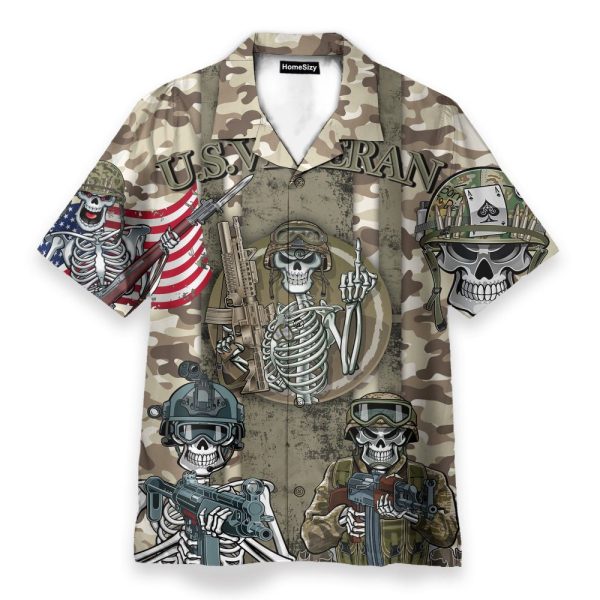 Skull We Didn'T Get By Being Stupid Us Hawaiian Shirt