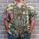 Skull We Didn'T Get By Being Stupid Us Hawaiian Shirt