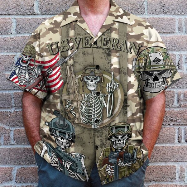 Skull We Didn'T Get By Being Stupid Us Hawaiian Shirt