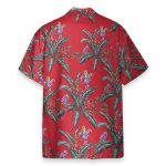 Tom Selleck Magnum Pi Red Movie Cosplay Costume Hawaiian Shirt & Beach Shorts