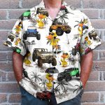 Ocean Jeep Car And Duck Hawaiian Shirt & Beach Shorts
