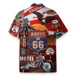 Historic Us Route 66 Skull Roam Around Route Hawaiian Shirt