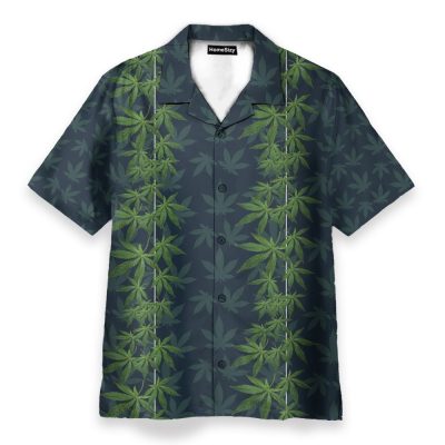 Marijuana Cannabis Leaves Hawaiian Shirt & Beach Shorts