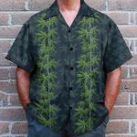 Marijuana Cannabis Leaves Hawaiian Shirt & Beach Shorts