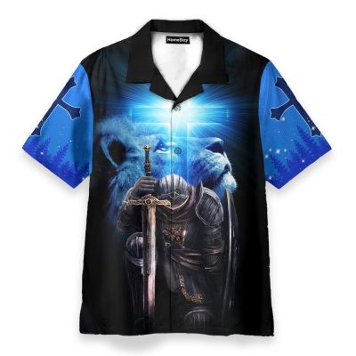 I'M A Warrior Of God Jesus Men'S Button'S Up Shirts Hawaiian Shirt