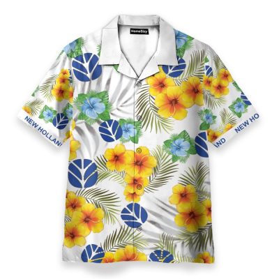 Custom Name New Holland Personalized Hawaiian Shirt & Beach Shorts
