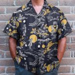 Jay Hernandez Hula Moon Retro From The Magnum Pi Reboot Cosplay Costume Hawaiian Shirt & Beach Shorts