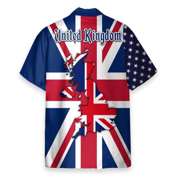 Graphic United Kingdom Flag Hawaiian Shirt