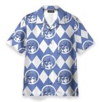 Mighty Morphin Power Rangers Blue Ranger Cosplay Costume Hawaiian Shirt & Beach Shorts