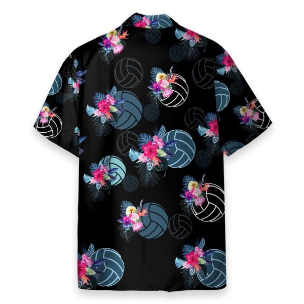 Volleyball Tropical Men'S Button'S Up Shirts Hawaiian Shirt