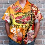 Wanna Rub My Meat Funny Barbecue Hawaiian Shirt