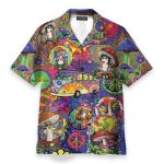 Don'T Worry Be Hippie Colorful Hawaiian Shirt