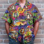 Don'T Worry Be Hippie Colorful Hawaiian Shirt