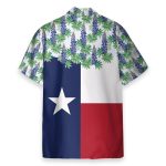 Texas Bluebonnet Flag Men'S Button'S Up Shirts Hawaiian Shirt