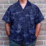 Aerodynamics Airplane Engineering Drawing Pictures Hawaiian Shirt & Beach Shorts