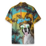 Aloho Summer Boxer Dog Hawaiian Shirt