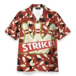Bowling Strike Men'S Button'S Up Shirts Hawaiian Shirt