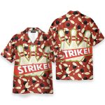 Bowling Strike Men'S Button'S Up Shirts Hawaiian Shirt