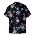 Lacrosse Tropical Men'S Button'S Up Shirts Hawaiian Shirt