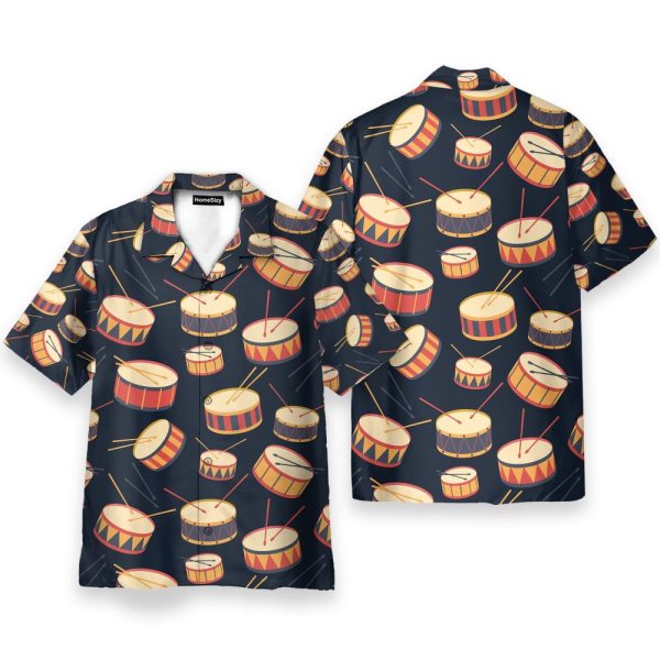 Amazing Drums Funny Button'S Up Shirts Hawaiian Shirt