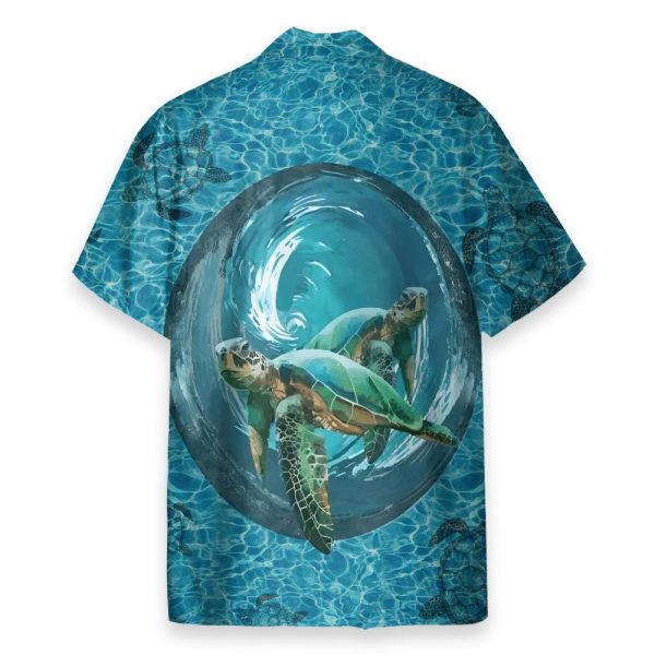 Turtles In The Ocean Hawaiian Shirt