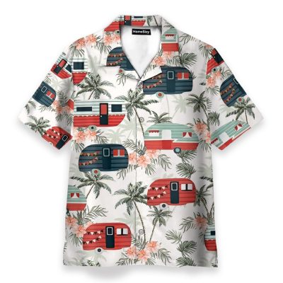 Caravan Tropical Vintage Men'S Button'S Up Shirts Hawaiian Shirt