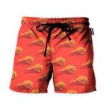 Fried Chicken Food In Red Summer Vibe Hawaiian Shirt