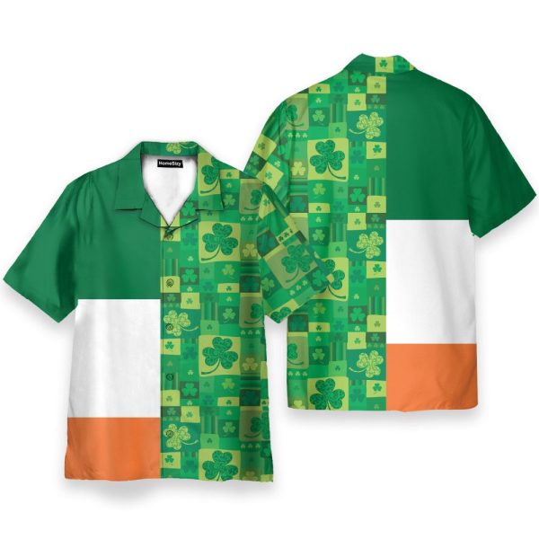 Irish Saint Patrick'S Day Men'S Button'S Up Shirts Hawaiian Shirt