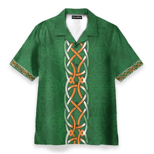 Firefighter Irish Braitre Thar Gach Ni Green Cross Axes Hawaiian Shirt & Beach Shorts