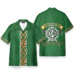Firefighter Irish Braitre Thar Gach Ni Green Cross Axes Hawaiian Shirt & Beach Shorts